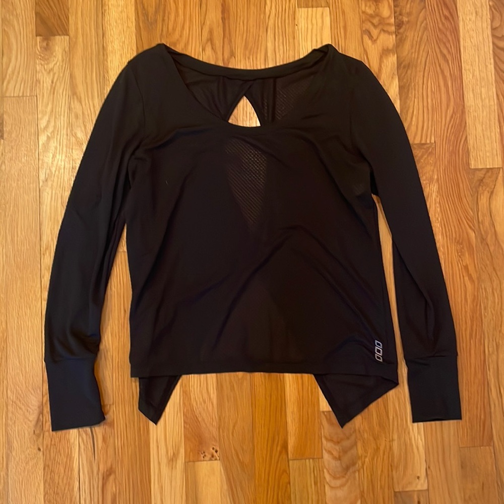 Open back Lorna Jane top